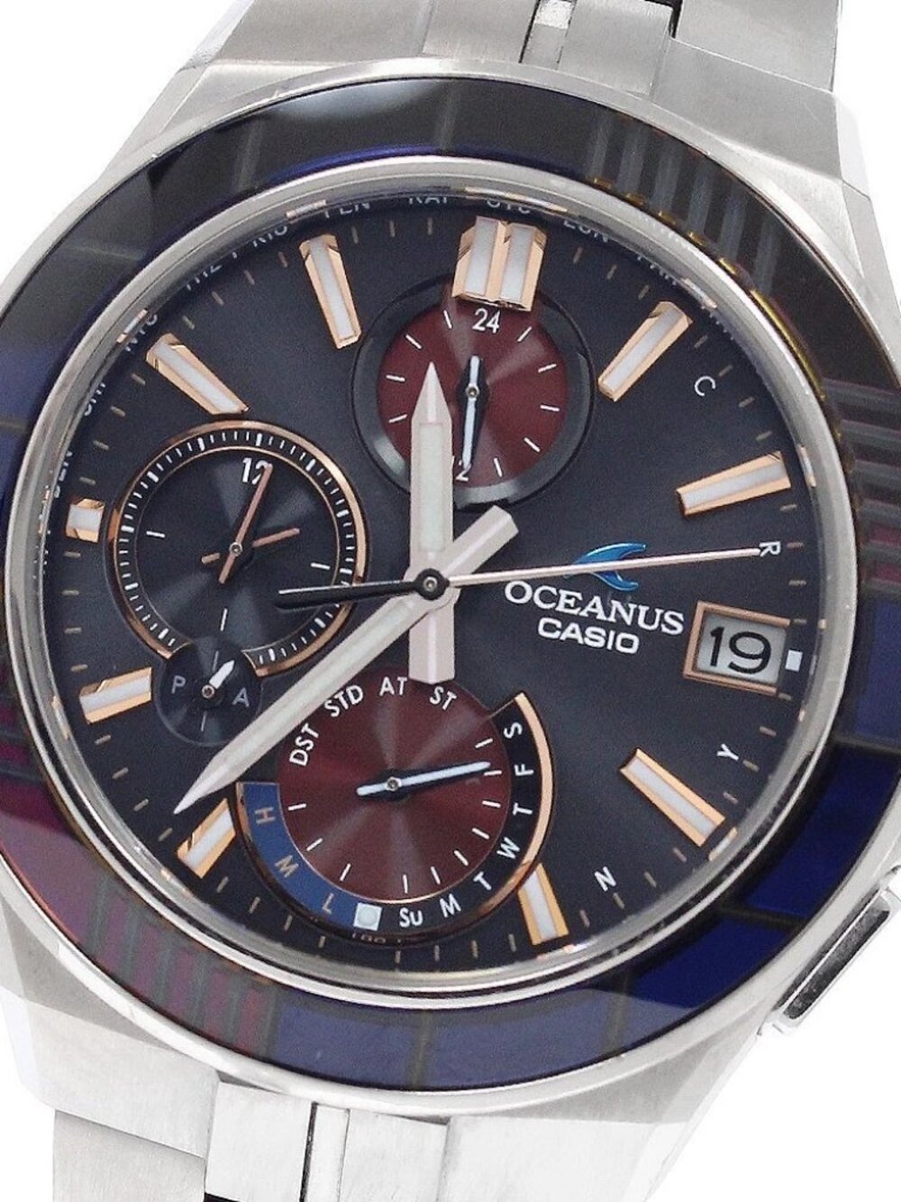 CASIO Oceanus Manta OCW-S5000D-1AJF Edo Kiriko Solar Powered Radio Men's_965969